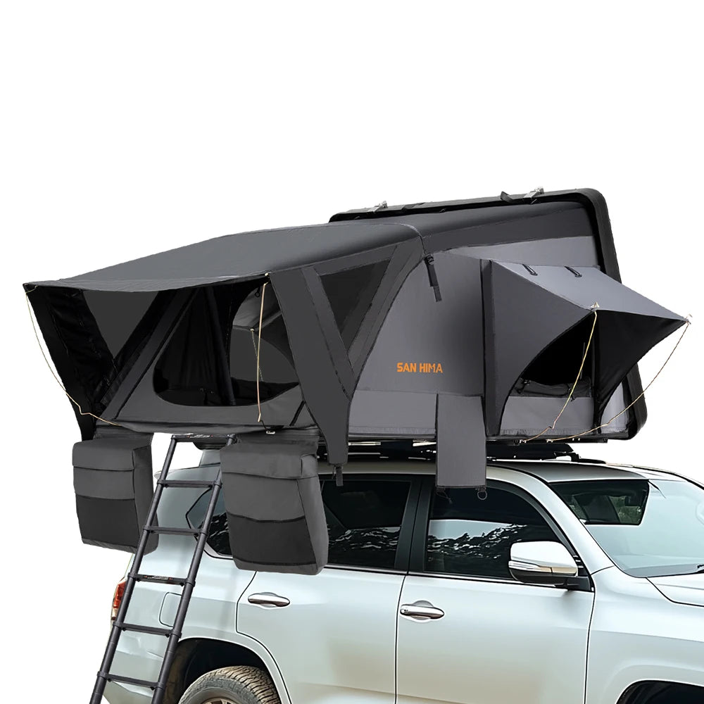 SAN HIMA Quick-Setup Waterproof 3-4 Person ABS Hard Shell Rooftop Tent